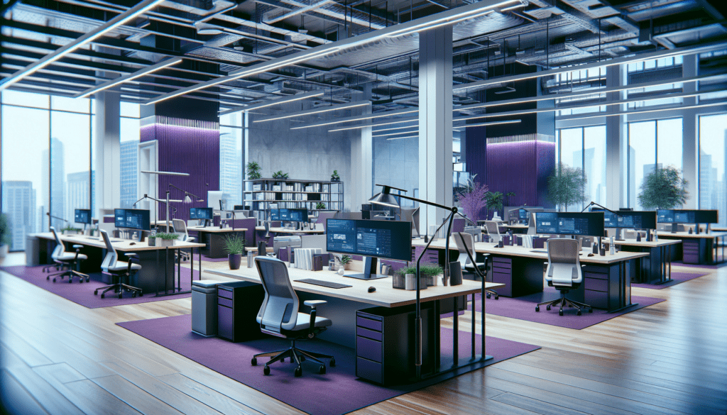 bureau contemporain accents violets technologies automatisation RH bureaux ergonomiques lumiere naturelle style realistique.jpg
